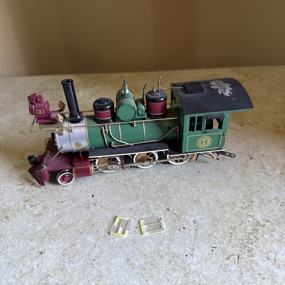 Hawthorne Village Thomas Kinkade Christmas Express Locomotive 7” Untested